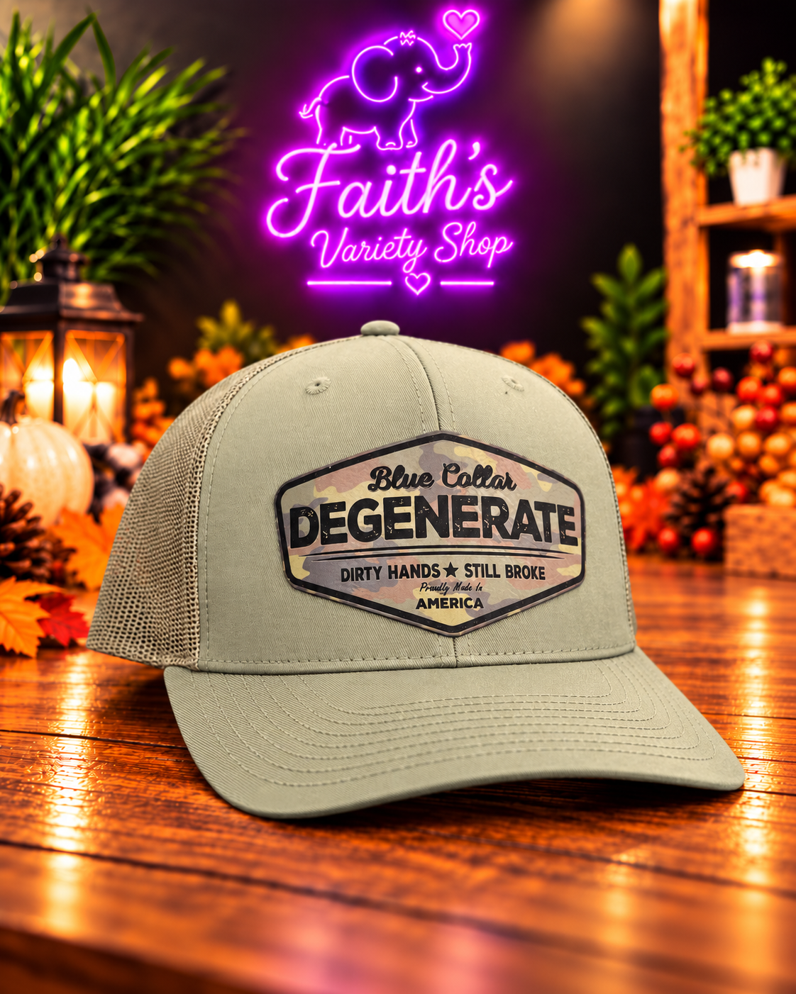 Blue Collar Degenerate Hat-Pack of 25