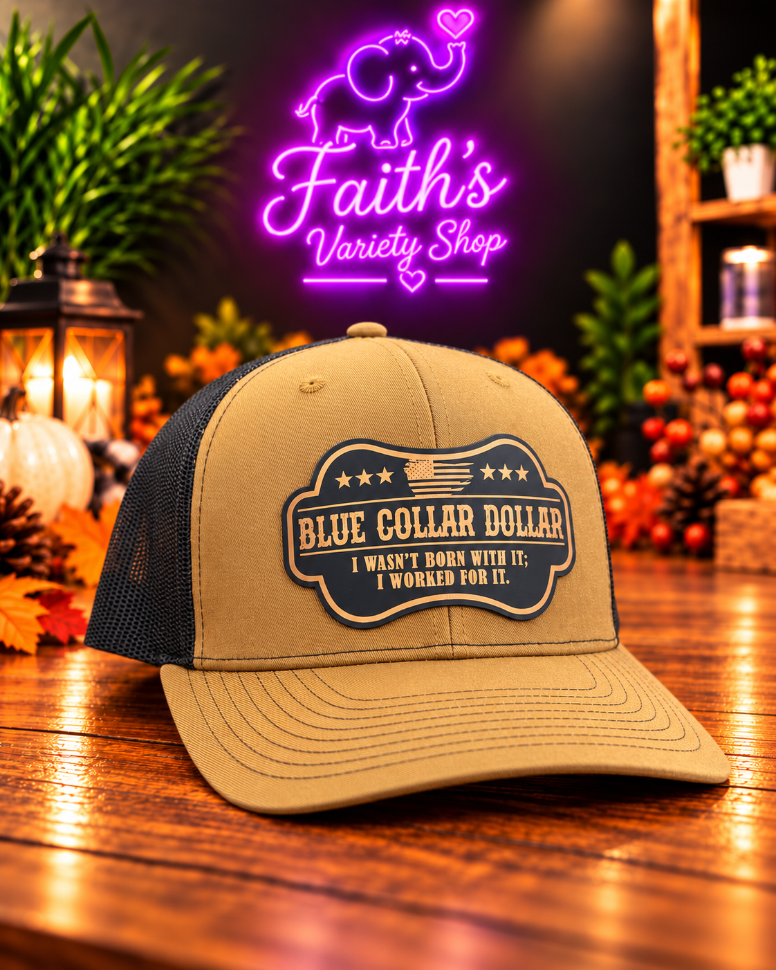 Blue Collar Dollar Hat-Pack of 25