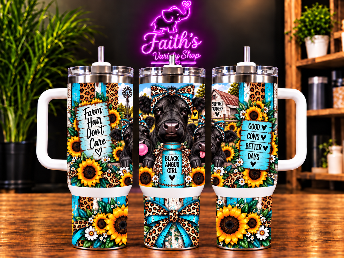 Farm Hair Highland Cow Tumbler (Case of 25)