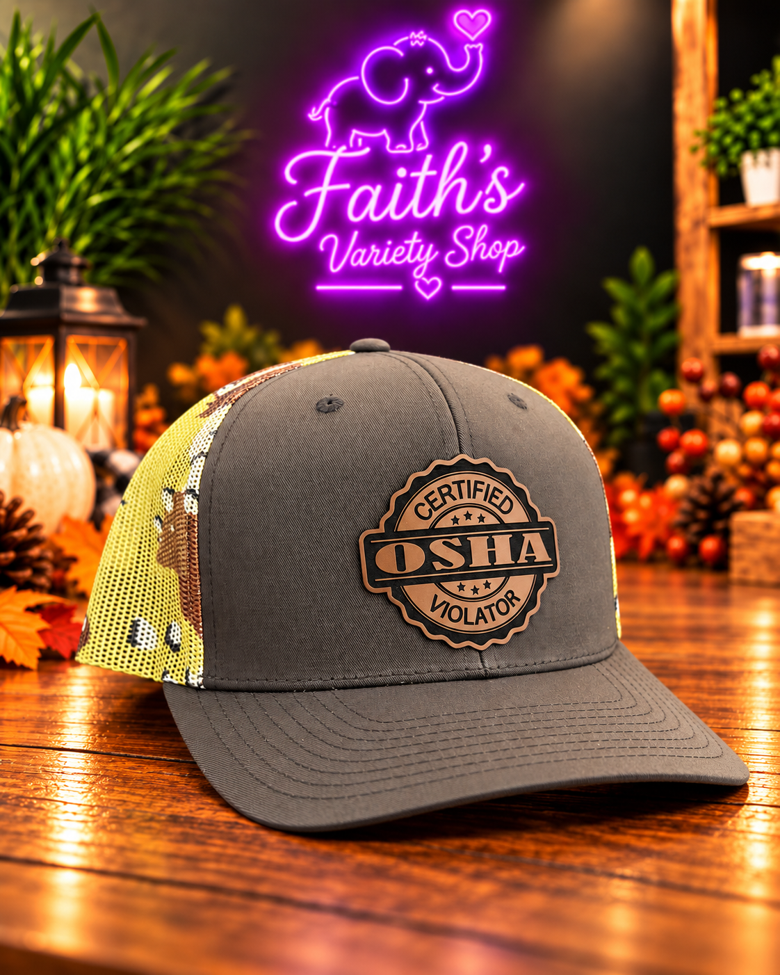 Certified OSHA Violator Hat-Pack of 25