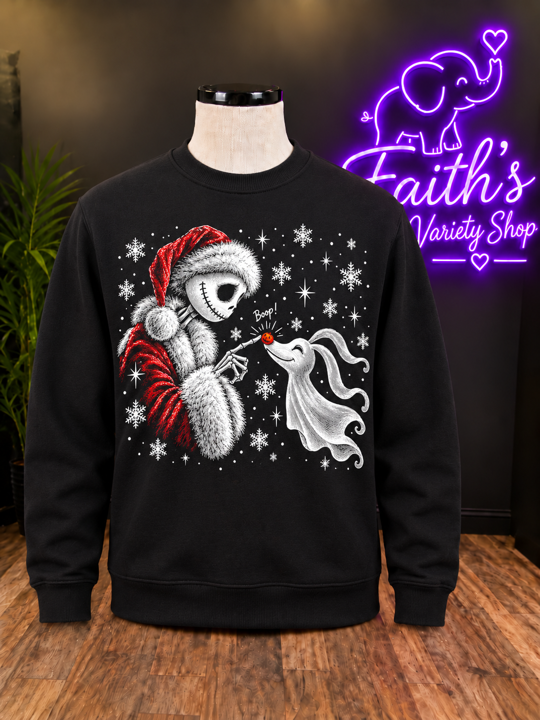 Skelly Santa and Ghost Dog Sweater- Pack of 10