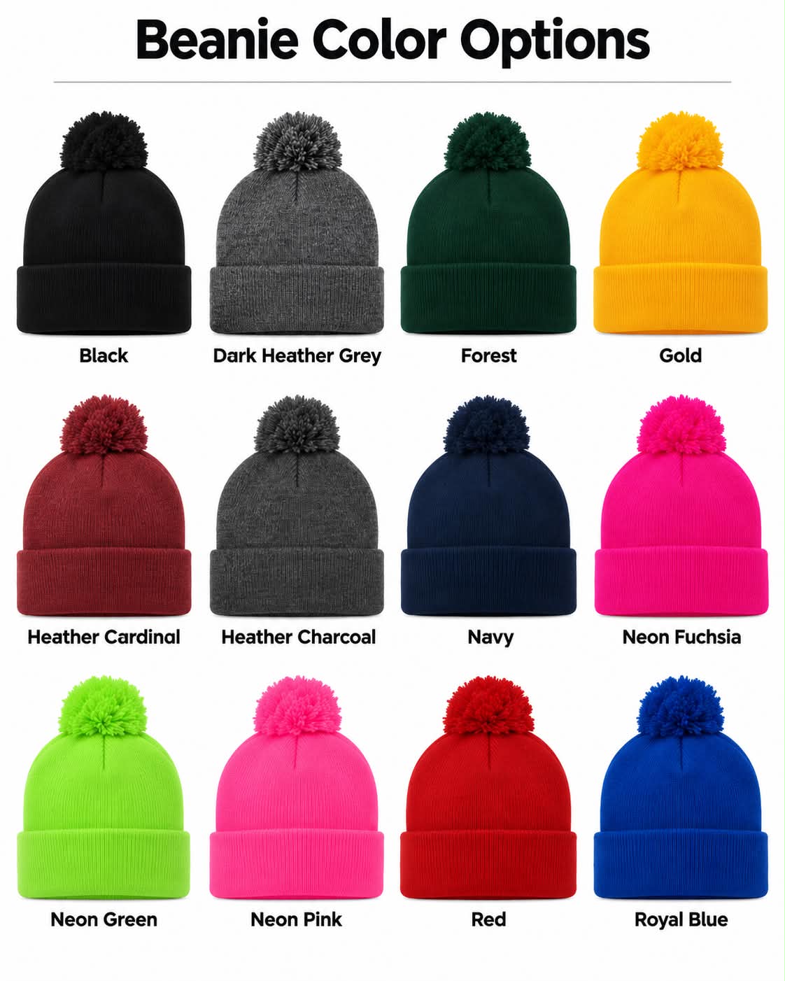 Custom Beanie Pack of 10