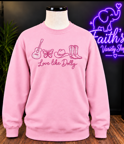 Love Like D*llly Embroidered Wholesale Sweater- Pack of 12