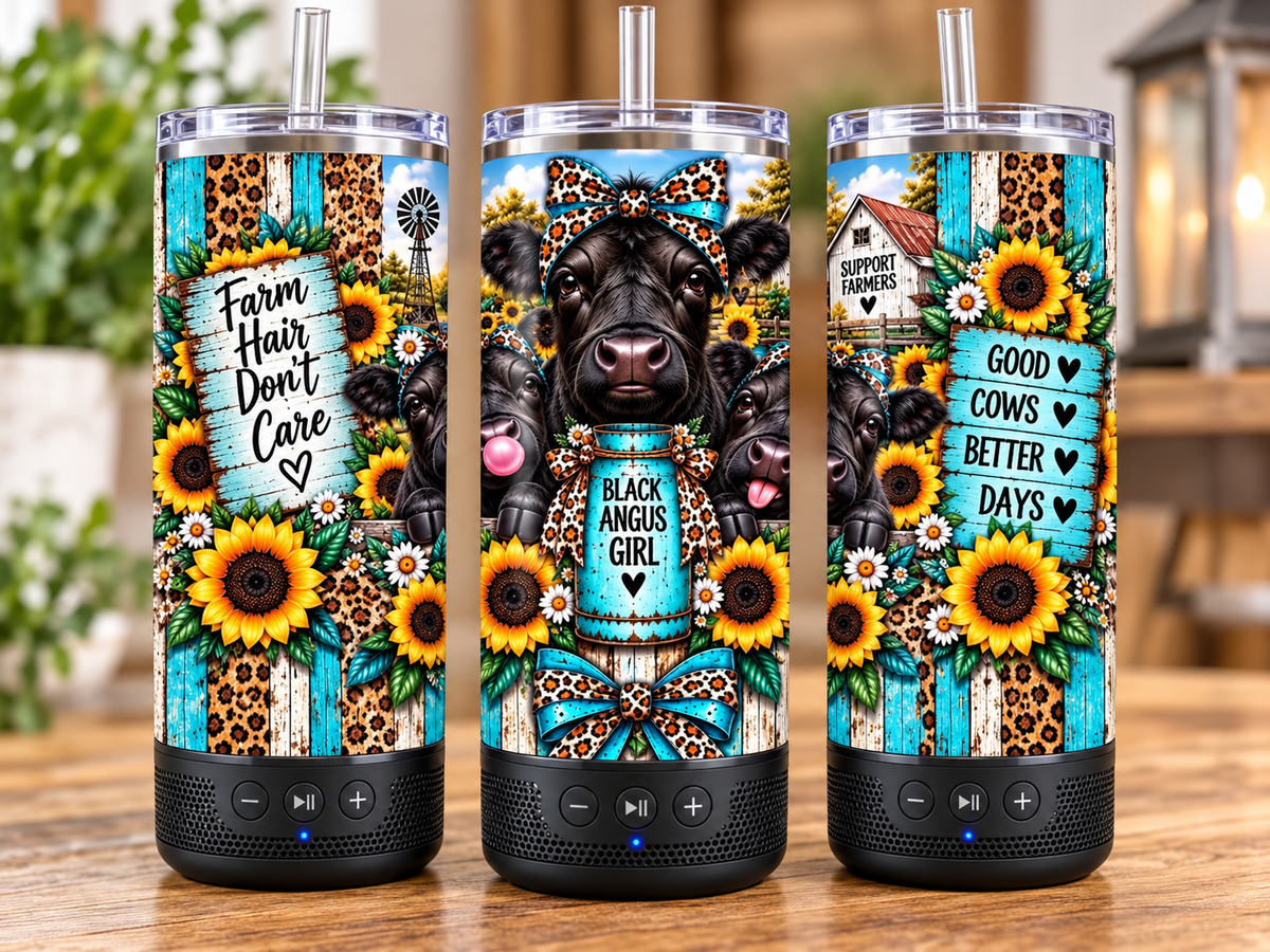 Farm Hair Highland Cow Tumbler (Case of 25)