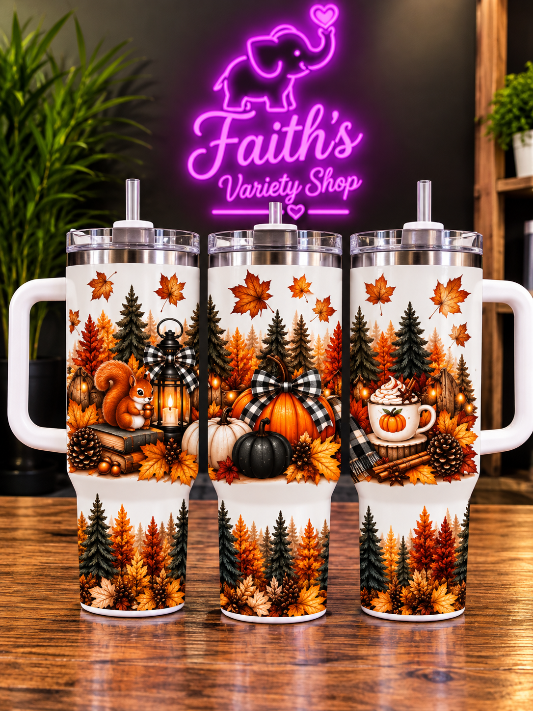 Woodland Animals Fall Tumbler (Case of 25)