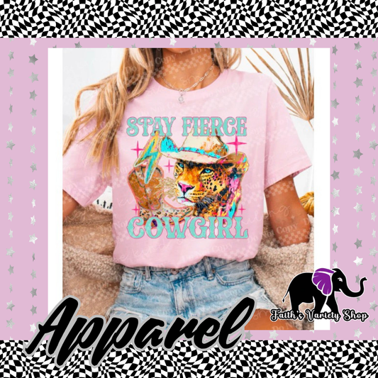 Stay Fierce Cowgirl Wholesale Shirts- Pack of 24